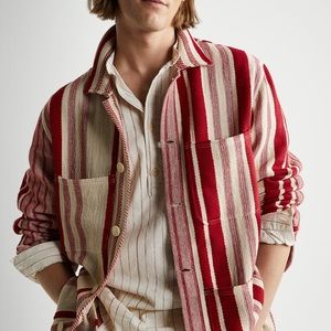 Brand new, Mens stripped Overshirt Jacket sz.M